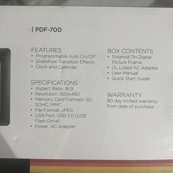 Polaroid Digital Picture Frame - Picture 3 of 4